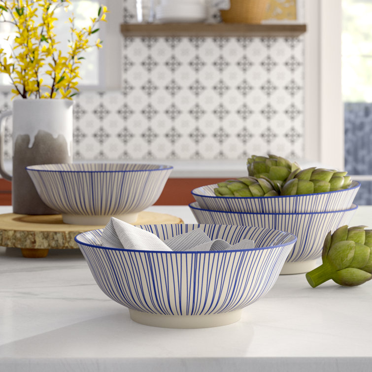 Rosecliff Heights Gearld 4 Piece Modern Dining Bowl Set & Reviews Wayfair